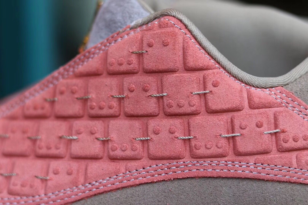 Authentic CLOT x Air Jordan 13 GS Low Pink Terracotta 